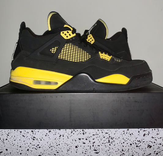 2012 Air Jordan 4 Retro 'Thunder' Size 10.5M