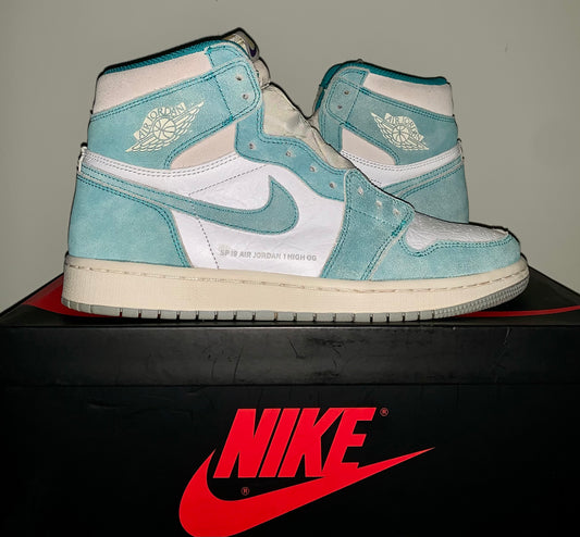 2019 Air Jordan 1 Retro High OG 'Turbo Green' Size 10M